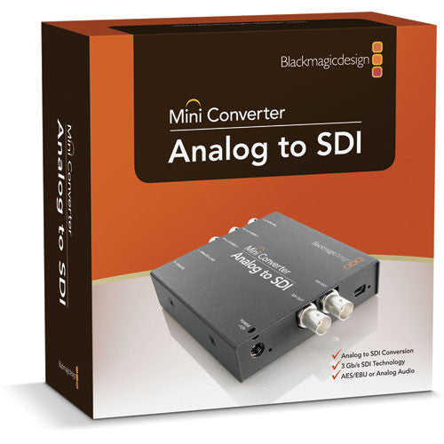 Blackmagic Design Mini Converter Analog to SDI Blackmagic Design Mini Converter Analog to SDI